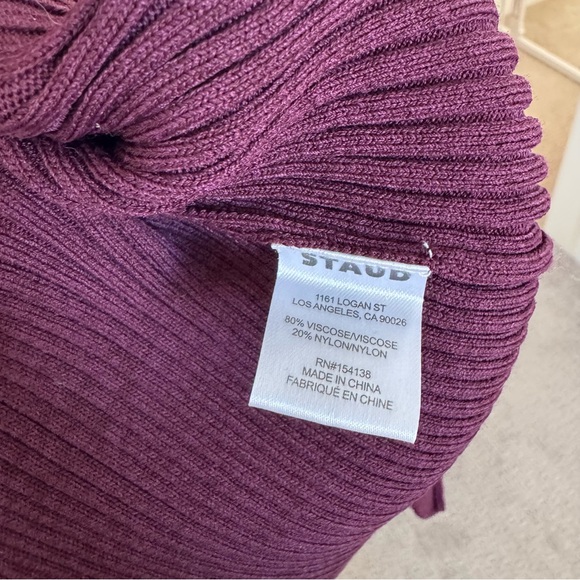 STAUD NWT Napa Dress - Picture 6 of 10